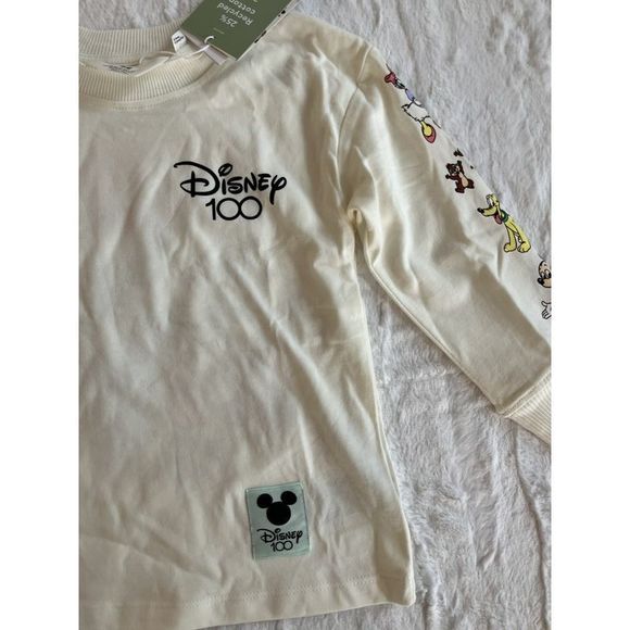 H&M Disney Long Sleeve Shirt Size 3/4T - Picture 4 of 8
